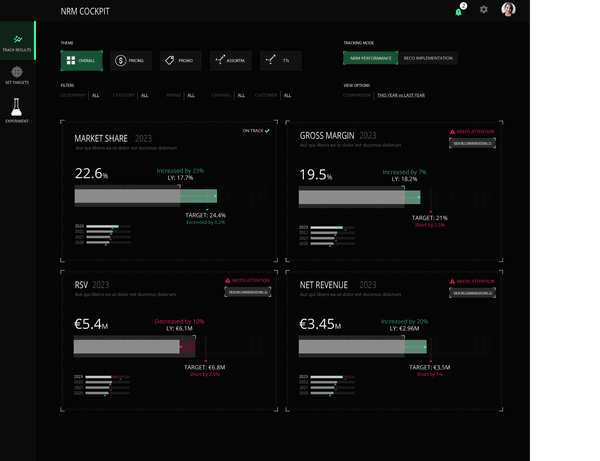 Net Revenue Management Cockpit